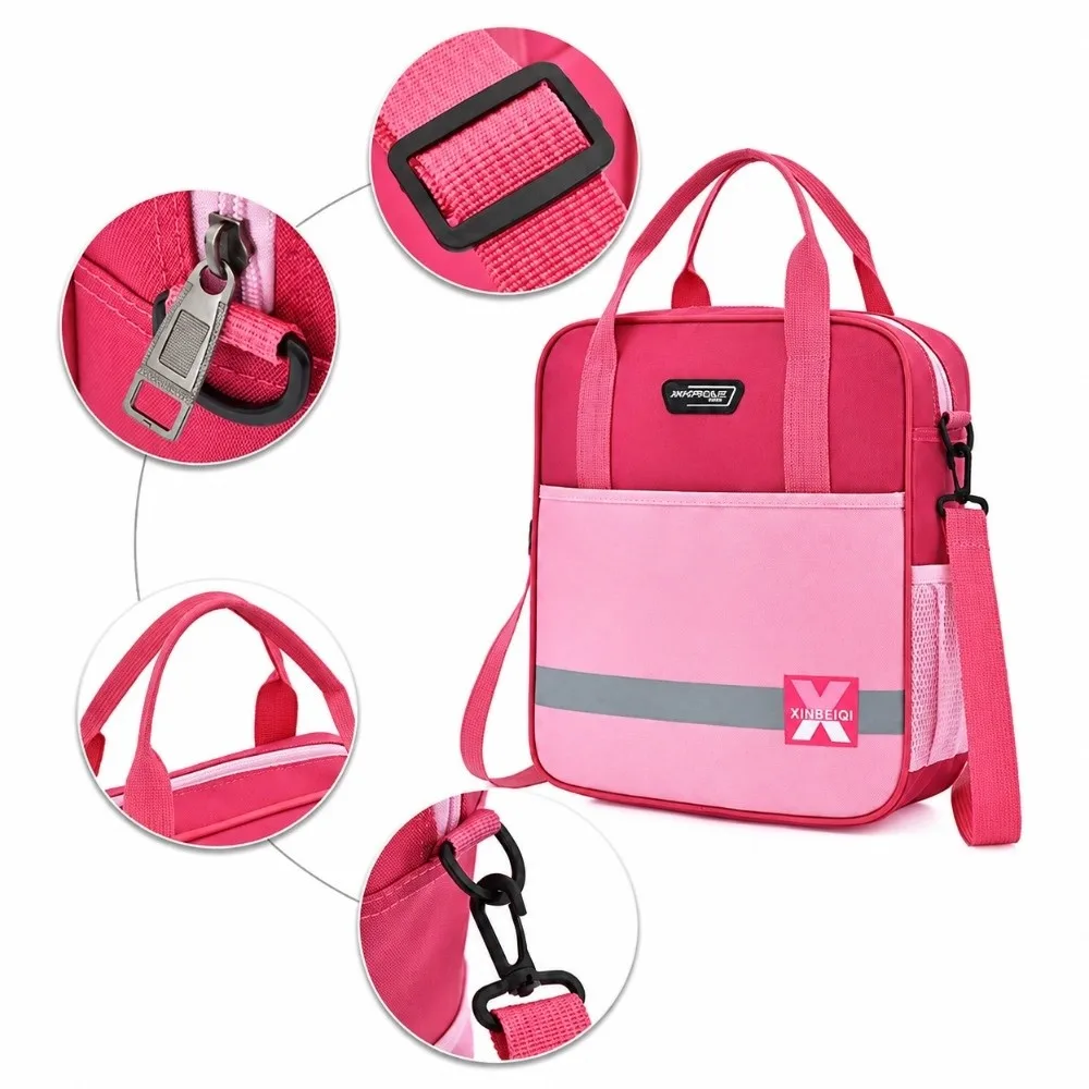 Practical Multi‑Pocket Children Shoulder Bag Oxford Cloth School Handbag Tote School Bag Boys Girls