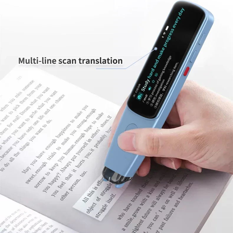 

2024 Hot Selling Portable Easy To Use Scan Marker Translator Scanner Pen On the Paper In 112 Languages Scan Reading Pen