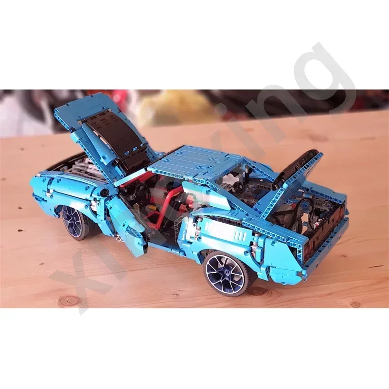 MOC-75495 جديد Supercar SS'68 سيارة رياضية اللبنات نموذج • 2766 أجزاء تعليمية للأطفال أطفال مخصصة لعبة عيد ميلاد هدية #4
