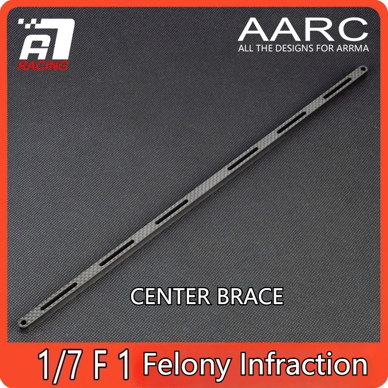 

Lightweight Carbon Fiber Lower Center Support for ARRMA F1 Infraction Felony - Reduce Weight & Lower CG Rc Car Upgrade Parts