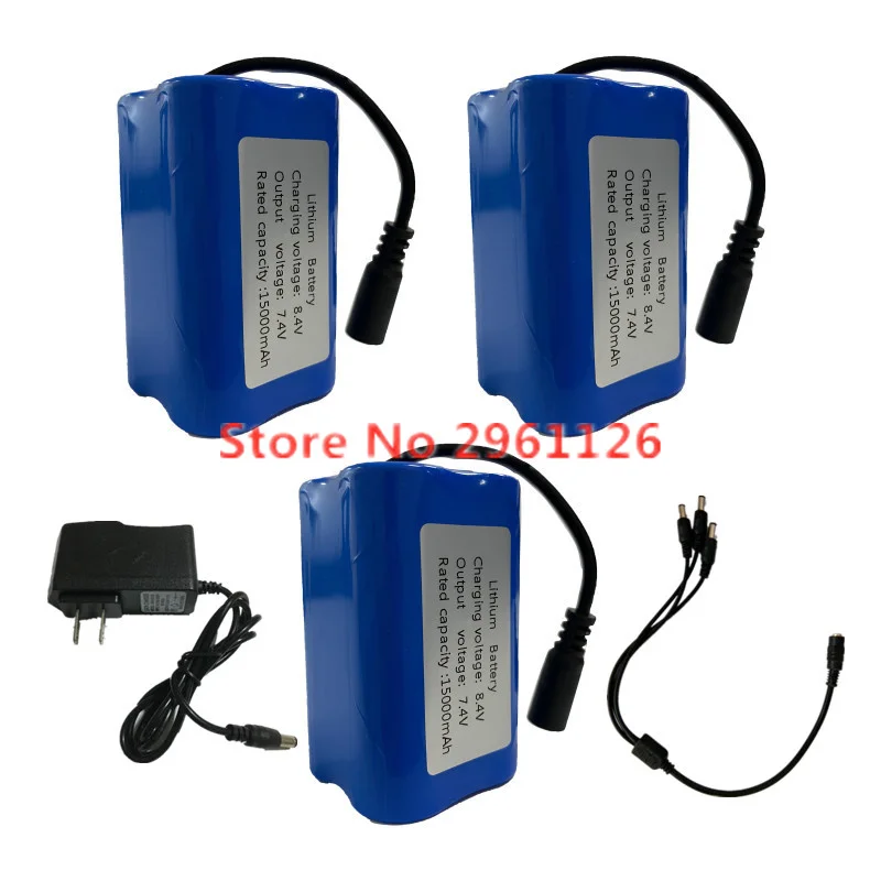 V020 T188 T888 2011-5 V18 D16 V900 V700 D18 40GPS Independent 3 Hopeer RC Bait Boat Spare Parts 7.4V Battery/3-In-1 Line /USB