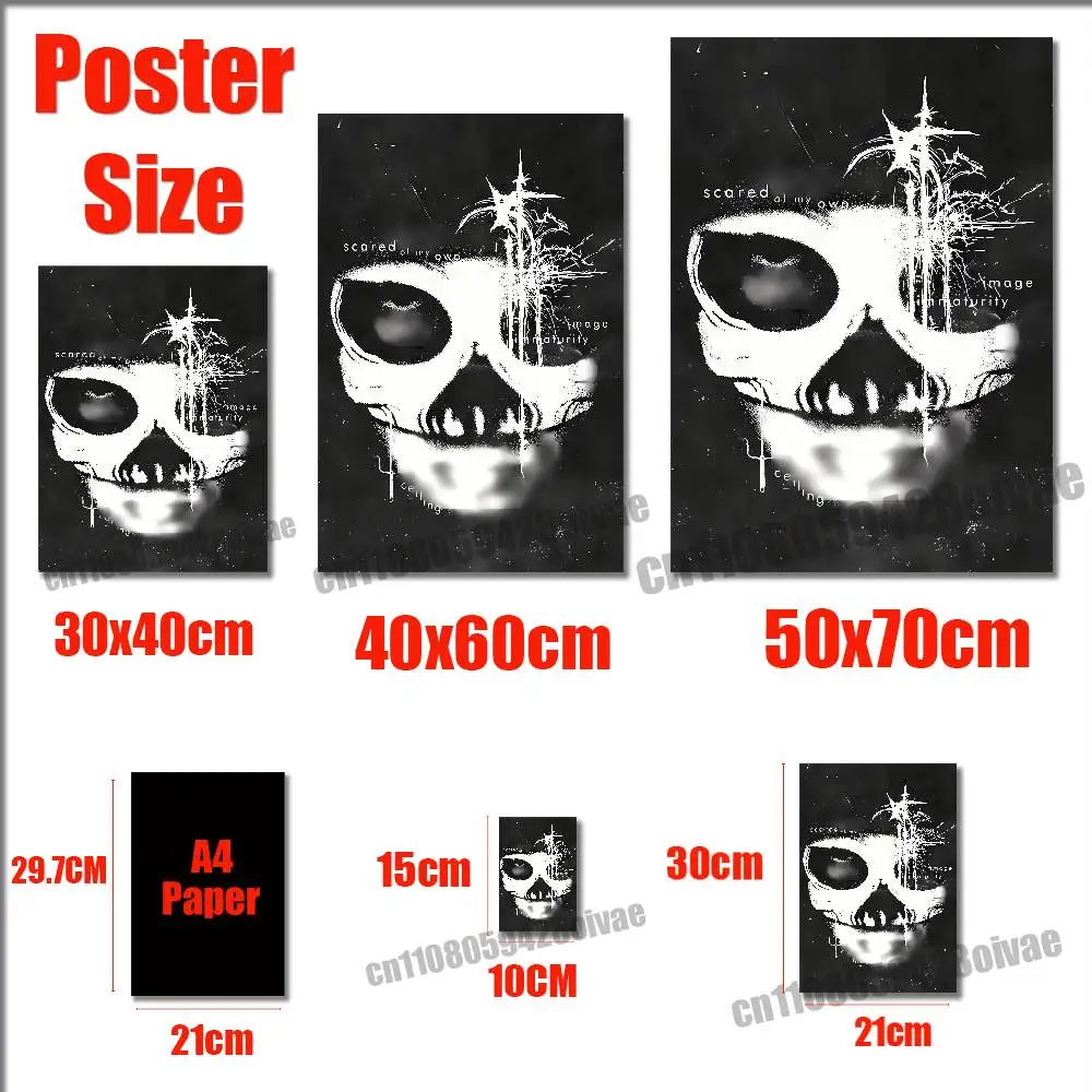 T-Twenty One P-Pilots Clancy Blurryface Poster Sticker For Bars 40x60cm Self-adhesive Ornament Collectibles Playbill Cover