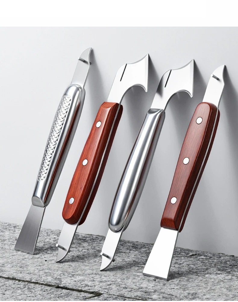 Professional Tile Gap Repair Hook Knife Stainless Steel Ceramic Tile Gap Cleaner Scraper Floor Nail Pullers Motorcycle Hand Tool