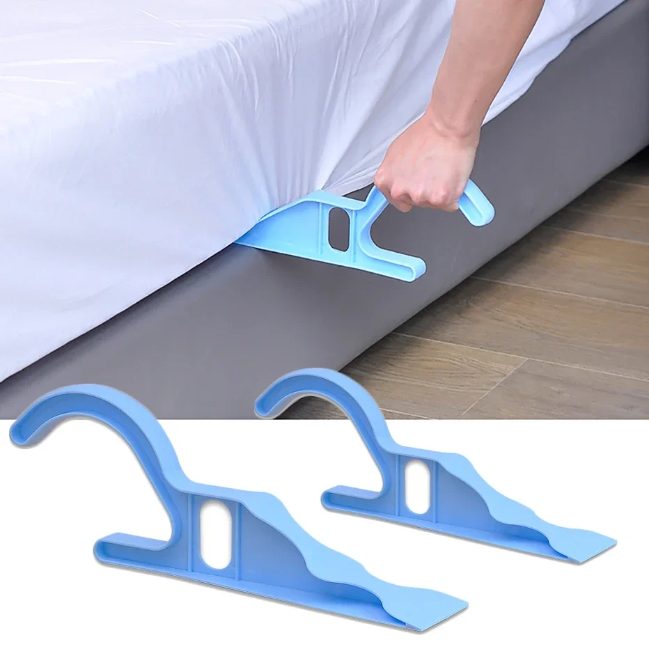 Bedsheet Clips One Key To Unlock Heart Quilt Holder with Quick Mattress Lifter Ergonomic Mattress Wedge Elevator Make Bed Tidy