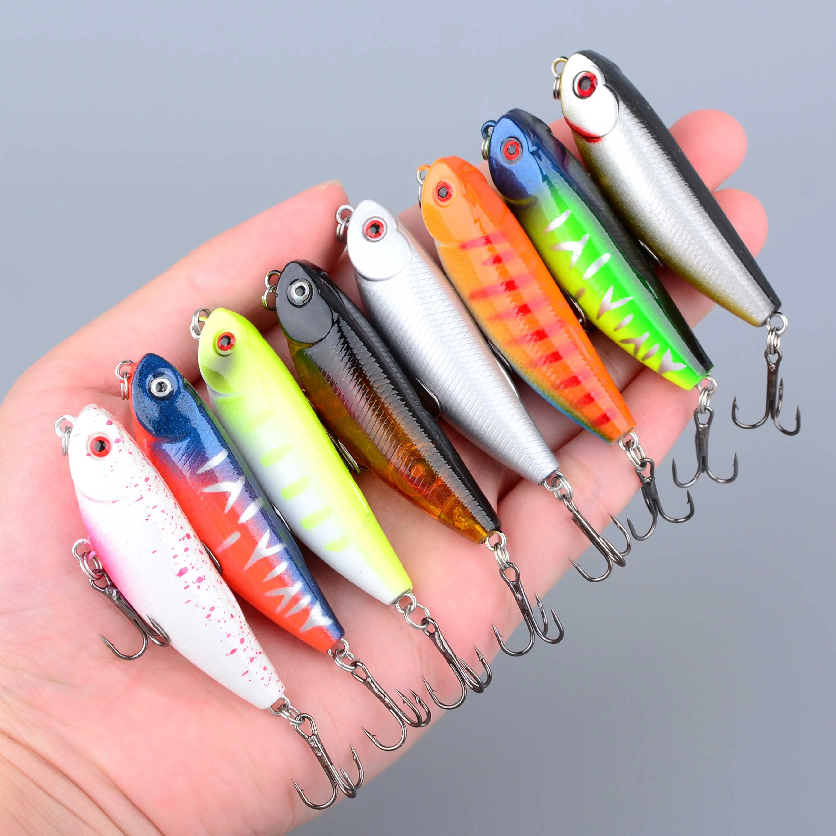 Señuelos Pencil flotantes de superficie Topwater wobbler - imagen 4