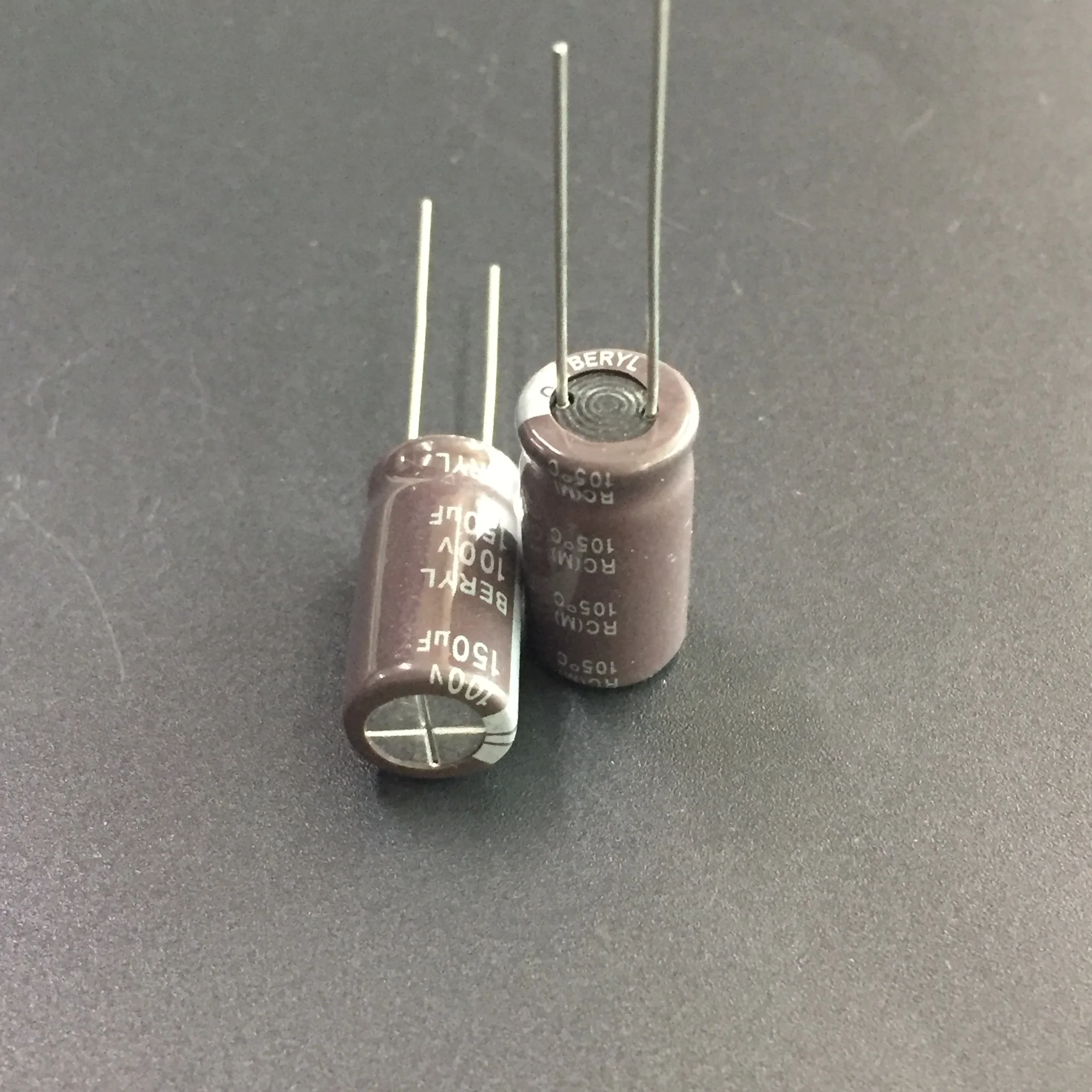 5 pces/50 pces 150 uf 100 v beryl rc 10x20mm 100v150uf capacitor de boa qualidade