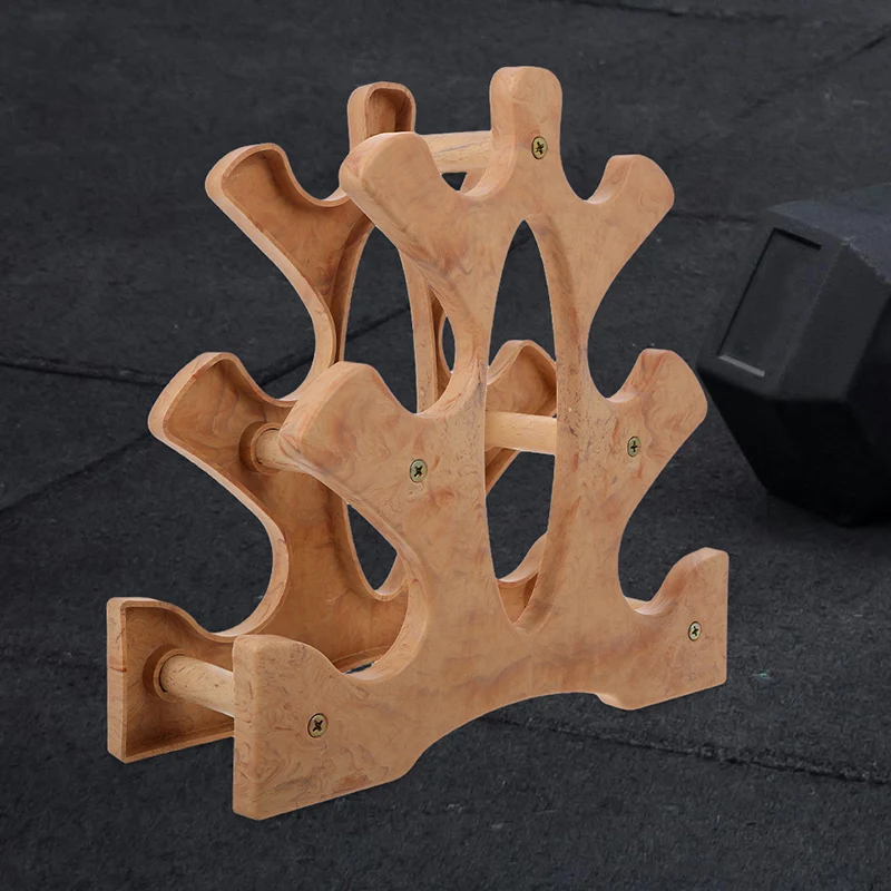 Small Dumbbell Rack Heavy Duty Dumbbell Stand Weight Stand for Dumbbells Strength Racks Dumbbell Storage Rack Rack Only Khaki