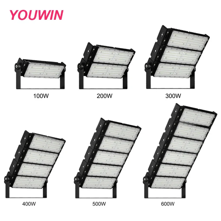 300w Led Flood Light 100W-1200W High Power Led Tunnel Flood Light Outdoor Stadium Flood Light Aluminum Sports 800w -20 - 50 7.5