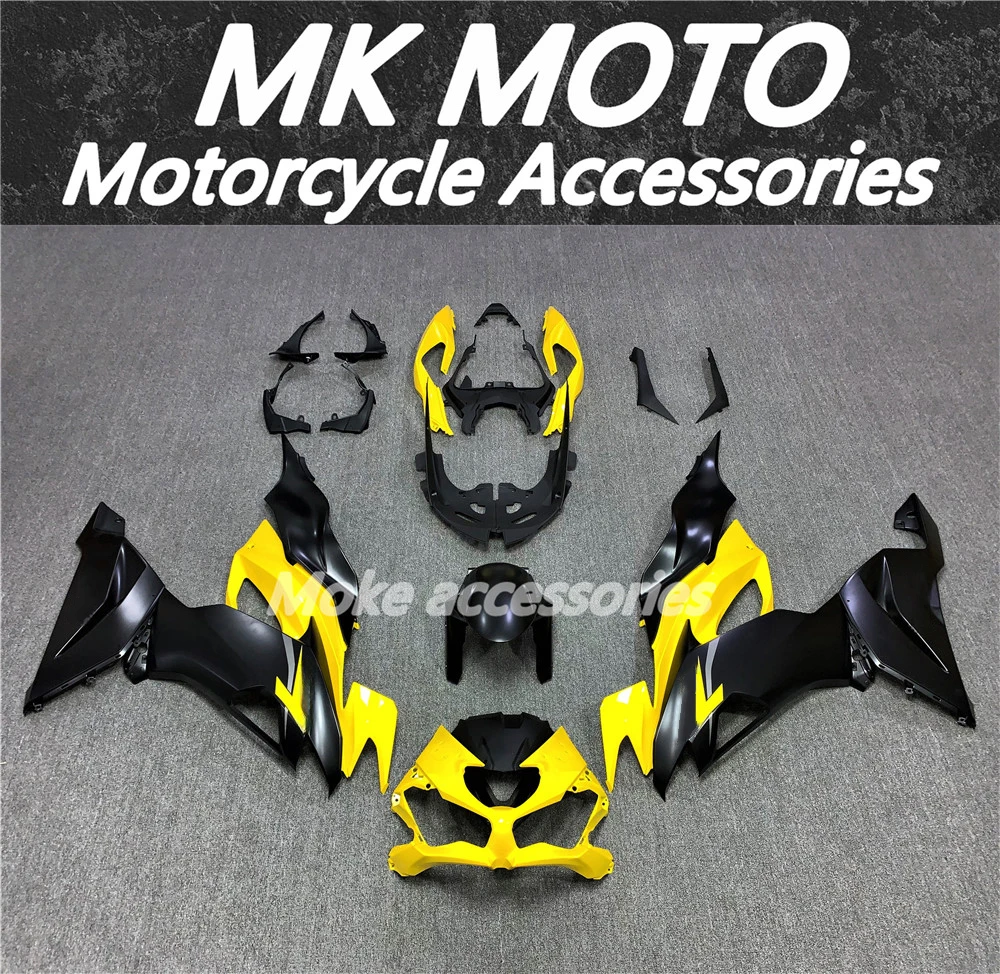 

Moke moto Motorcycle Fairings Kit Fit For zx-6r 2019 2020 2021 2022 2023 636 Bodywork Set ABS Injection Ninja yellow/black New