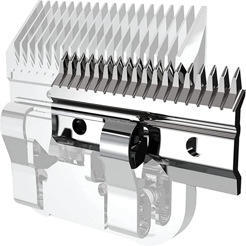 10 teile/los abnehmbare Edelstahl Blade metal Ersatz klingen für andis/wahl/oster a5 Hunde knipser – Detail 6