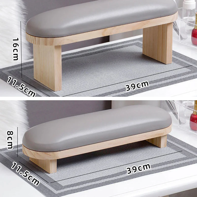 PU Leather Nail Hand Pillow Arm Rest Stand Comfortable Cushion Holder Nail Art Stand for Manicure Table Nail Salon High Quaility