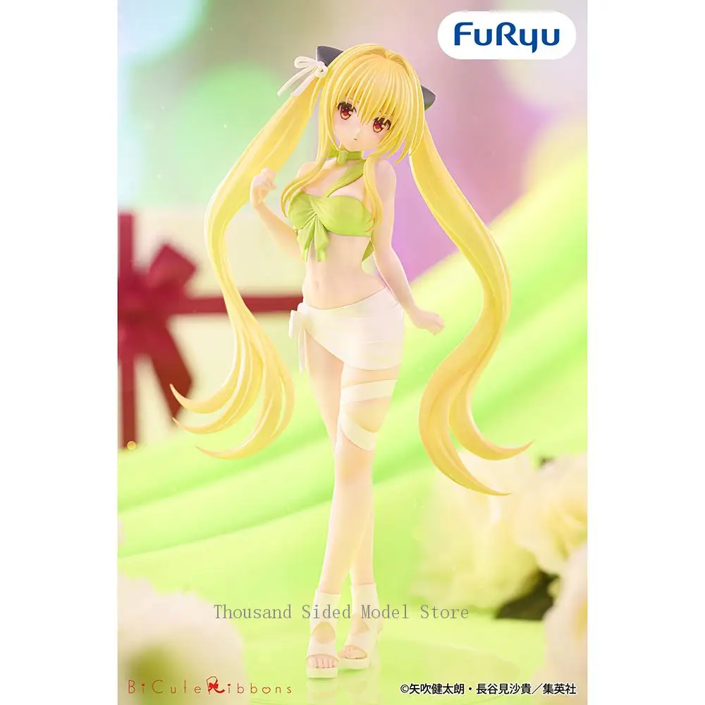 

Оригинальная аниме-фигурка FuRyu BiCute Ribbons To LOVEru Darkness Konjiki no Yami, красивая коллекционная модель, подарок на день рождения