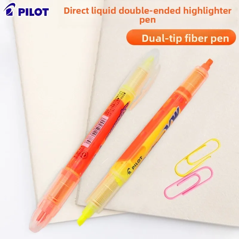 

Pilot SVW-15SL маркер с двойной головкой, двухцветные пигментные чернила, прямой жидкий маркер, портативный студенческий маркер, большая емкость
