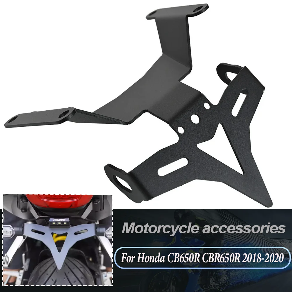 

Motorcycle Modified License Plate Holder Short Tail Frame Rear License Plate Holder For Honda CB650R CBR650R 2018 2019 2020