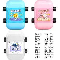 Double-head Math Practice Number Rolling Stamp Addition Subtraction Question Stamp Within 100 Maths Questions Digital Roller