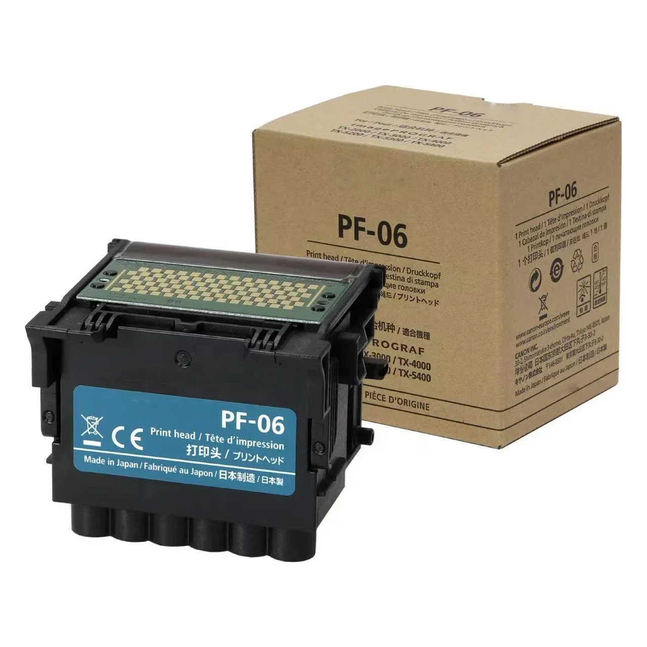 

Совместимая печатающая головка Canon PF-06 (Япония) для принтеров Canon TA-20, TA-30, TA-5200, TA-5300, TM-200, TA-205, TM-205, TM-300, TM-305, TM-520 (модель 2026 года)