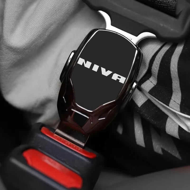 

Extensor de Clip para cinturón de seguridad de coche, accesorios de emblema personalizados para lada-NIVA