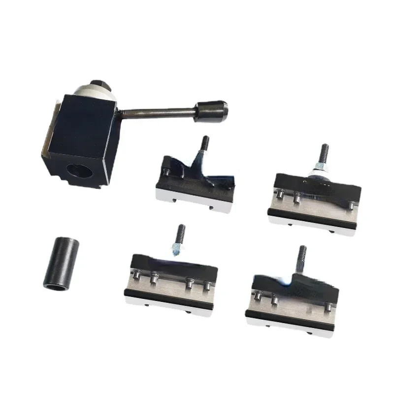 machine tool accessories, small lathe with 4 tool holders