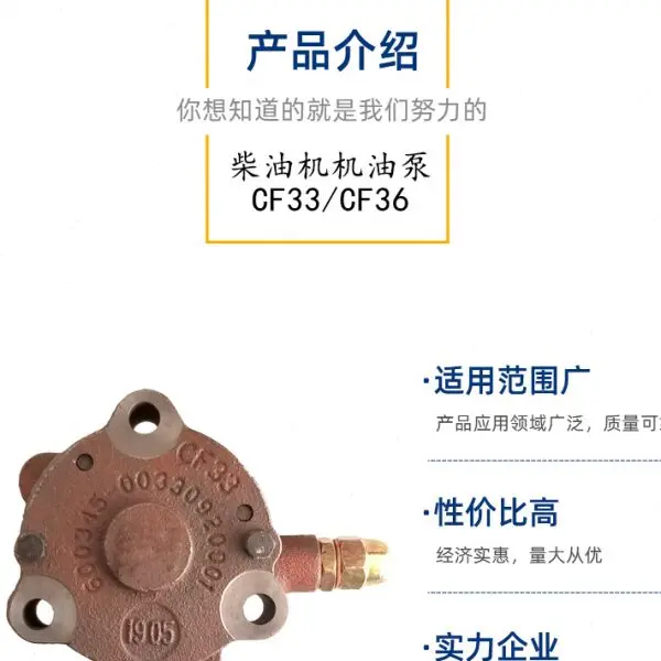 Changzhou Changfa Engine Oil Pump Assembly cf33cf36cf40  Engine Oil Pump Parts Cross-border