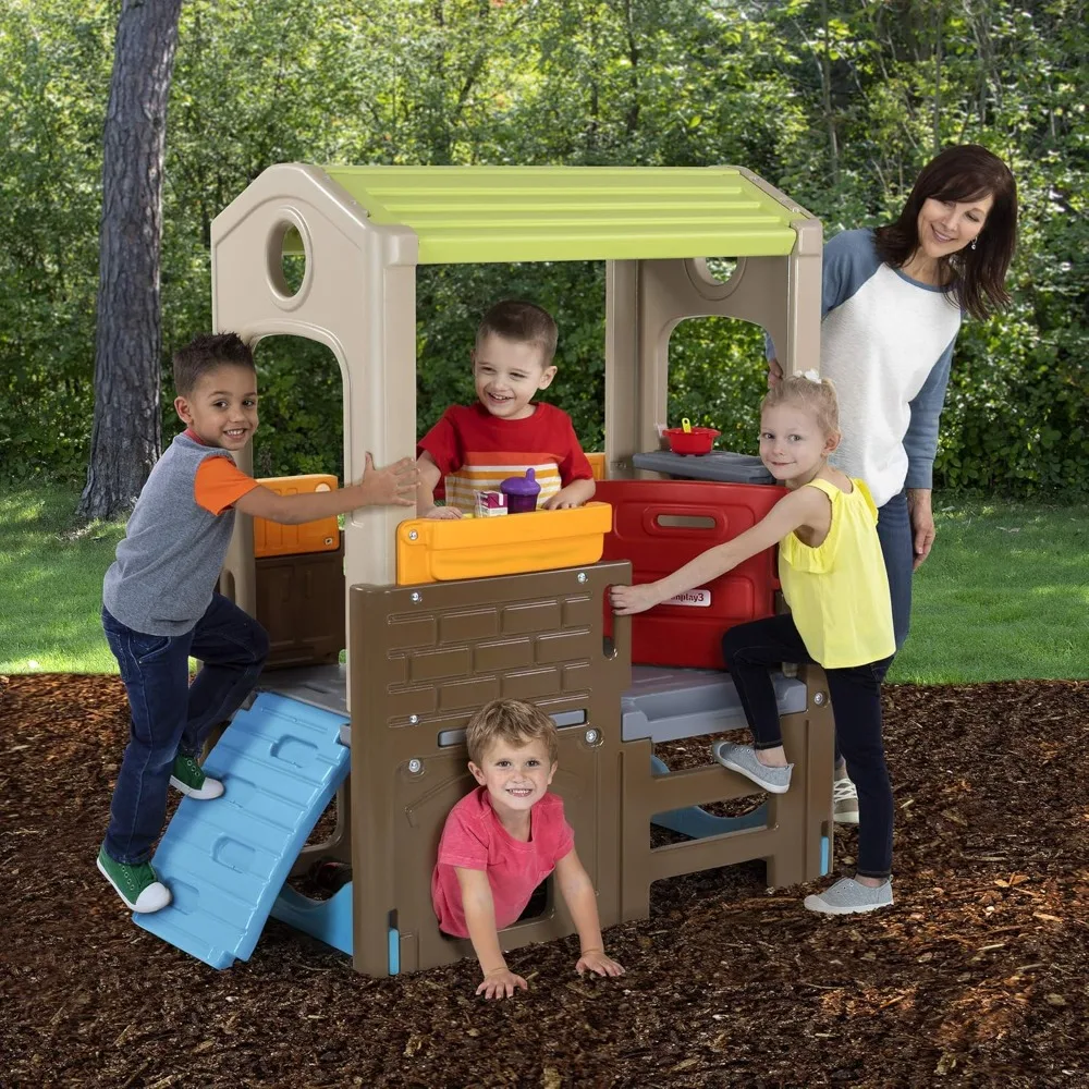 

Playhouse Indoor or Outdoor Clubhouse and Activity Playset and Kids Young Explorers Discovery