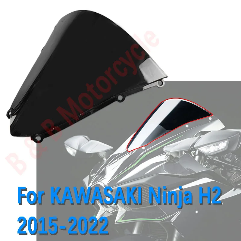 

For Kawasaki H2/H2R 2015-2022 Front Windshield Motorcycle Accessories Parts Fairings Cowls Kit for H2