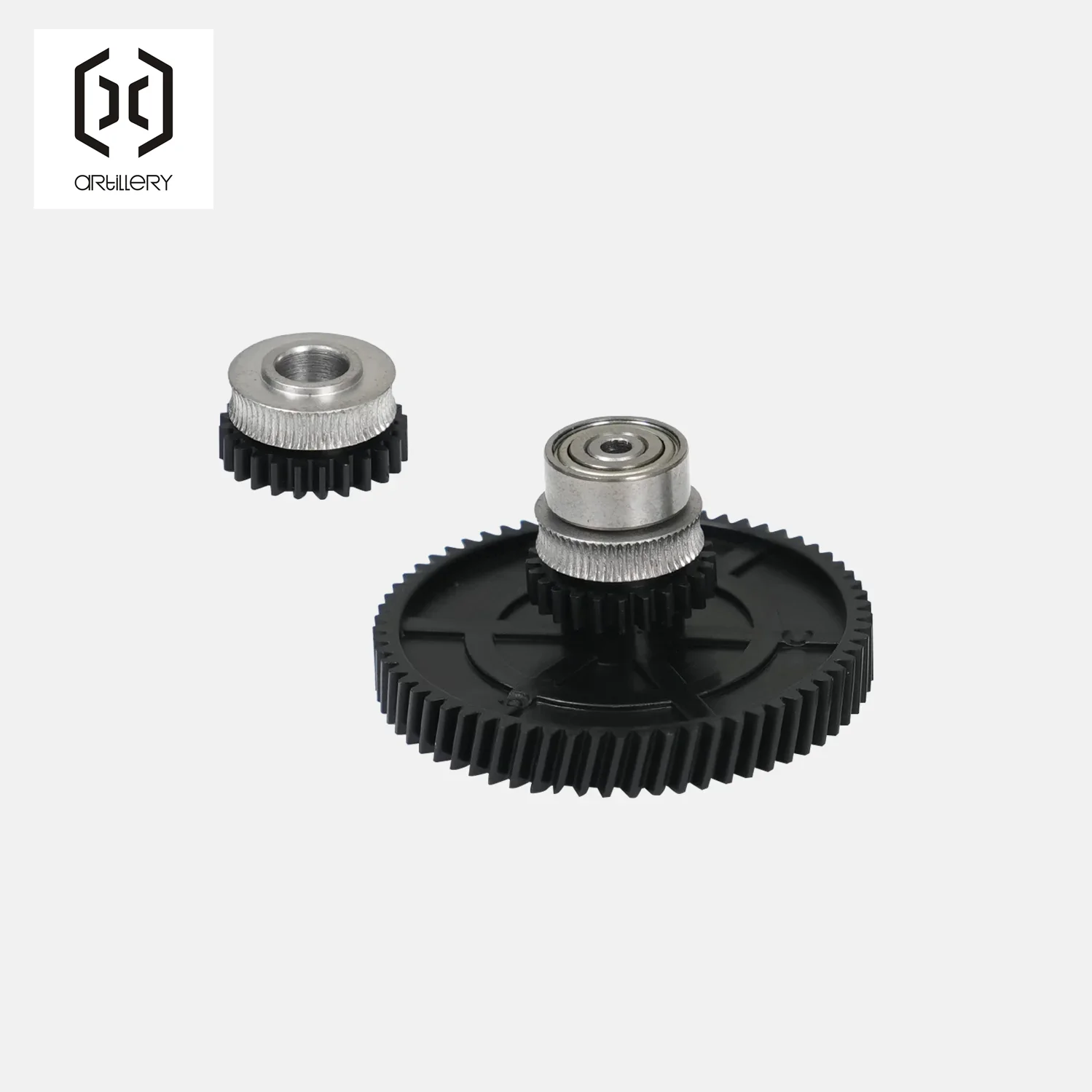 Drive+idler gear set used for M1 extruder of artillery 3D printer