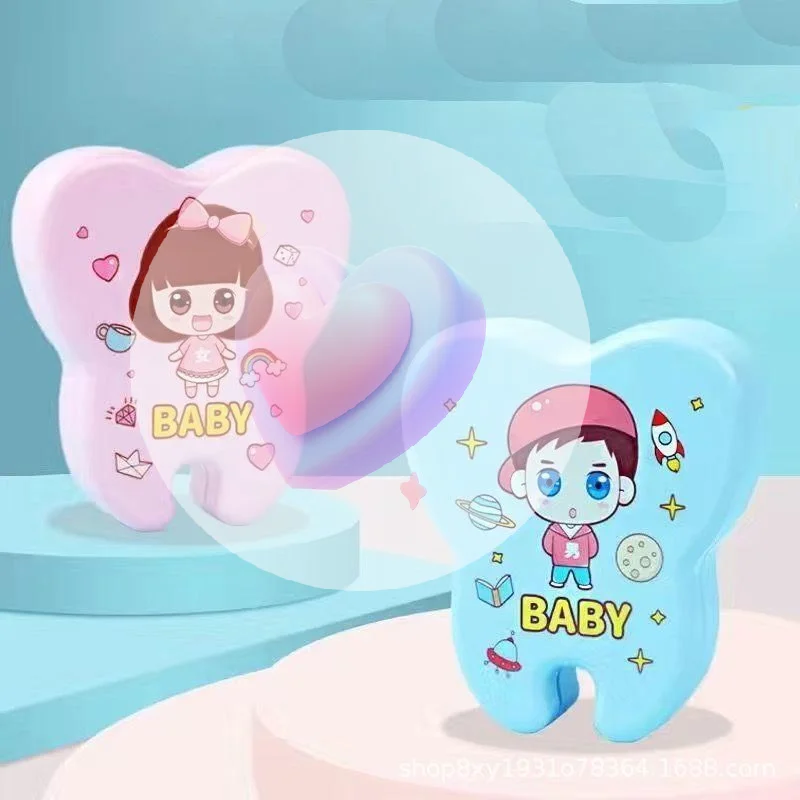 1 pçs coleção caixa comemorativa para meninas e meninos mudar dentes caixa de coleção das crianças caixa de armazenamento de dentes do bebê