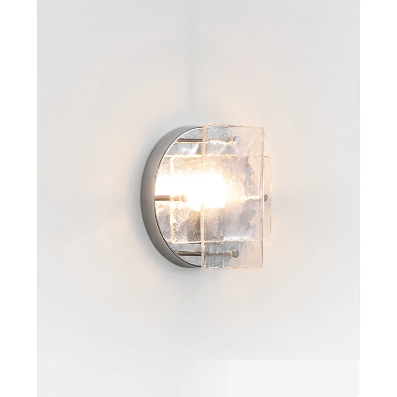 2026 Mid-century Glacier Wall Lamp Vintage Industrial Ambient Wall Light Decor for Cafe Store Wall Decoration