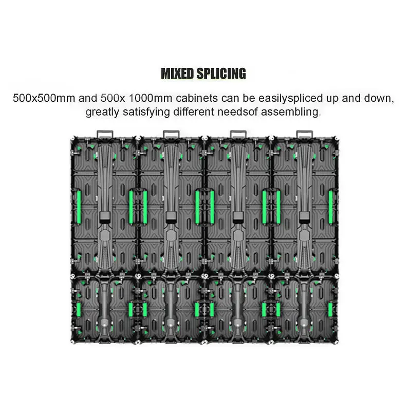 Внутренняя/наружная P3.91 P4.8 Полноцветная HD 4K светодиодная видеостенная панель для аренды сцены и рекламного светодиодного экрана