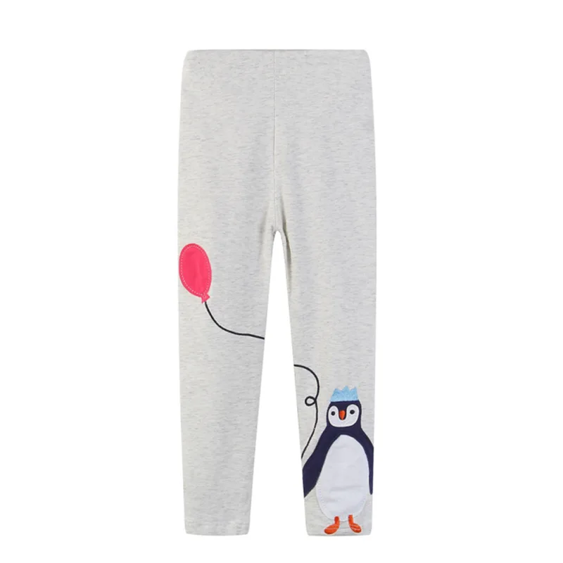 Little maven 2024 Baby Girls Lovely Penguin Cotton Leggings Soft and Comfort Pants for Kids Casual Clothes Spring and Autumn