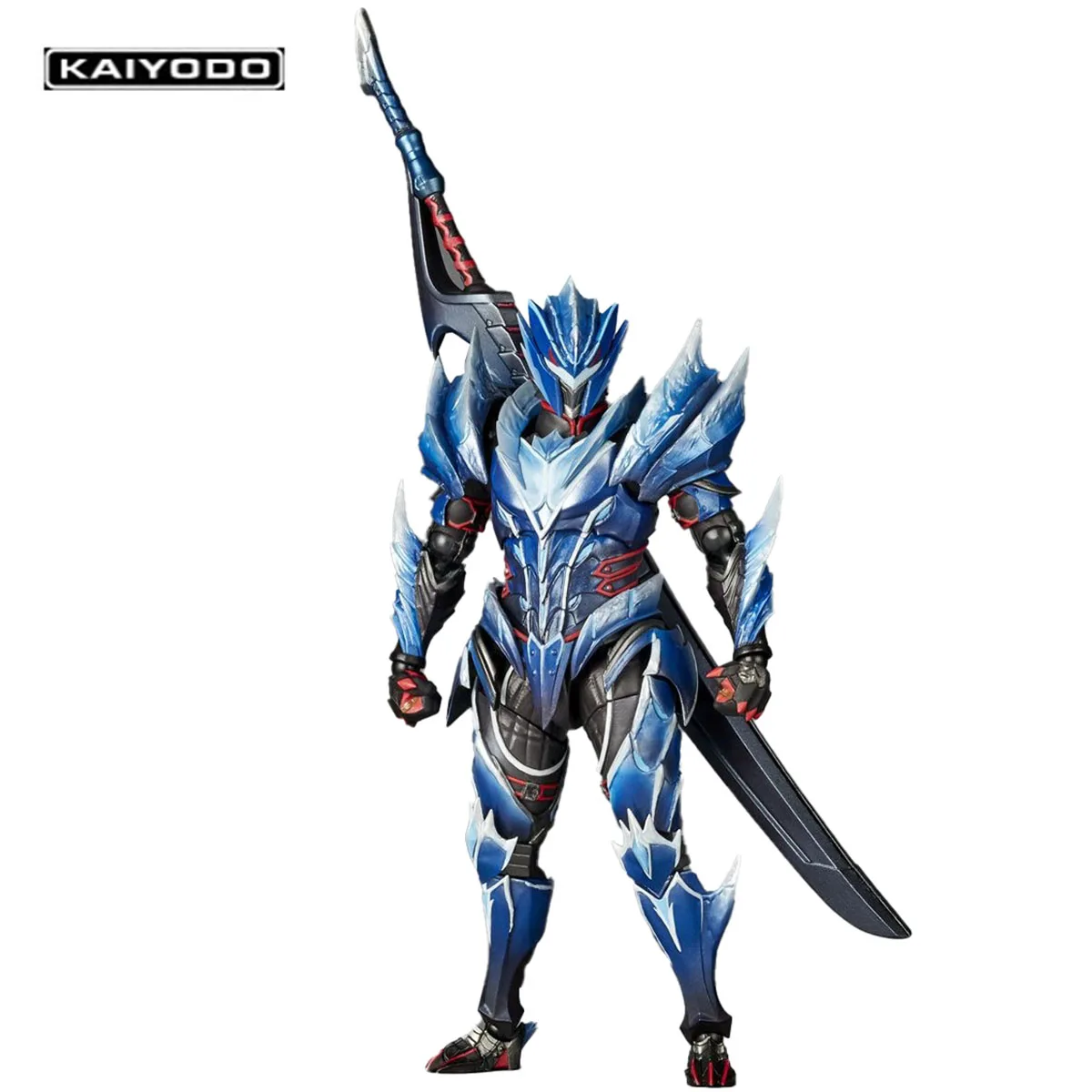 Original in Stock Kaiyodo Revoltech  Monster Hunter Rise: Sunbreak Hunter Lunagaron Armor Set Action Figure Collection Series