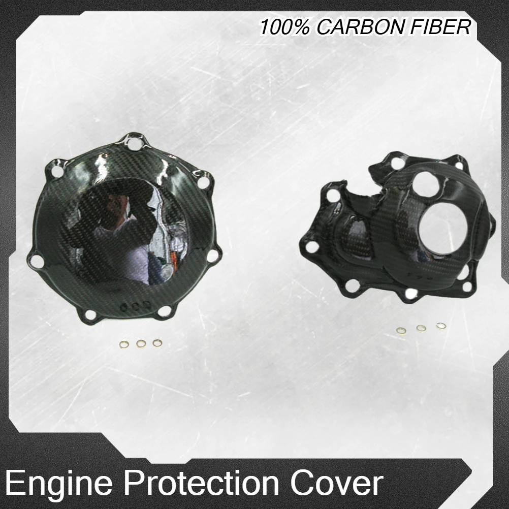 For YAMAHA 2010-2013 Motorcycles Ignition Clutch Cover Carbon Fiber Engine Protection Stator Magneto Guard YZ250F YZF Motocross