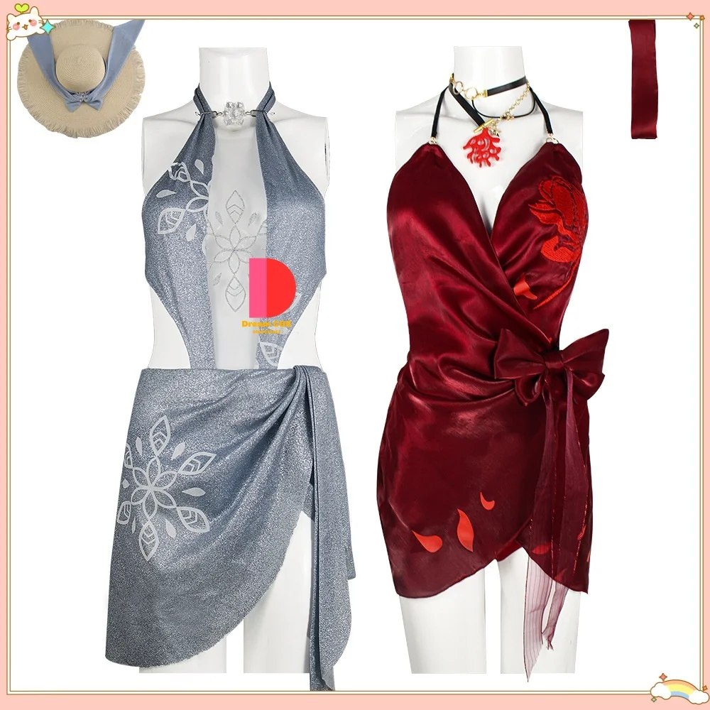 

Gu Qinghan Ning Hongye "Midsummer Frost" and "Afternoon Geisha" Swimsuit Cosplay Costume Anime-style Games Two-dimensional