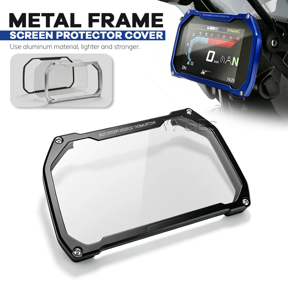 Motorcycle Metal Frame Screen Protector Cover Instrument Guard For BMW R1200GS R1250GS F750GS F850GS F900R F900XR F900GS