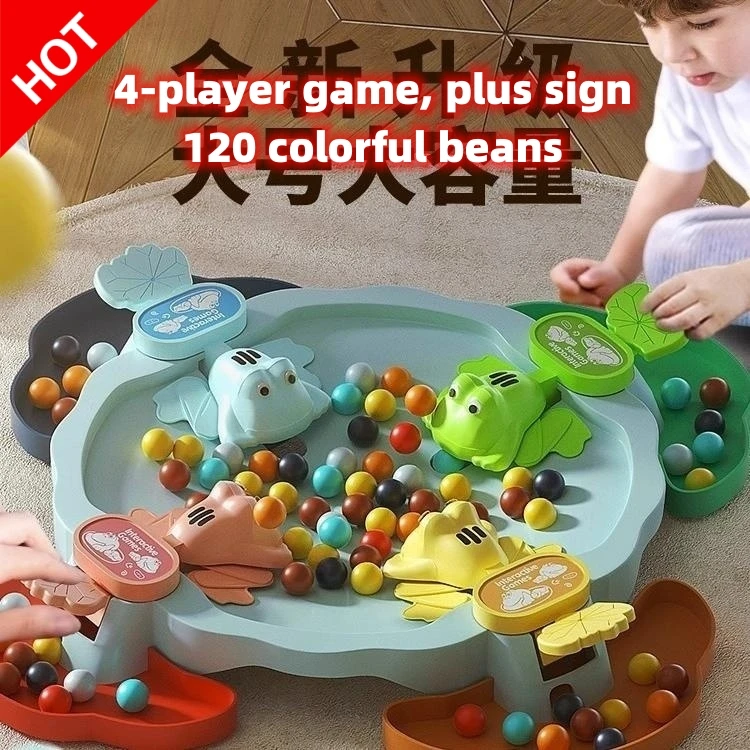 

Hungry Frog Eats Beans Strategy Game Children Family Gathering Interactive Board Stress Relief festival birthday Kid gift Toy