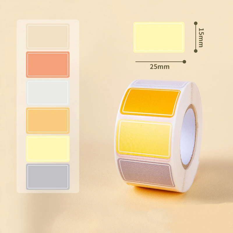 Colorful Label Stickers Waterproof Self-Adhesive Logo Handwritten Name Name Stickers Index Stickers 500 Stickers