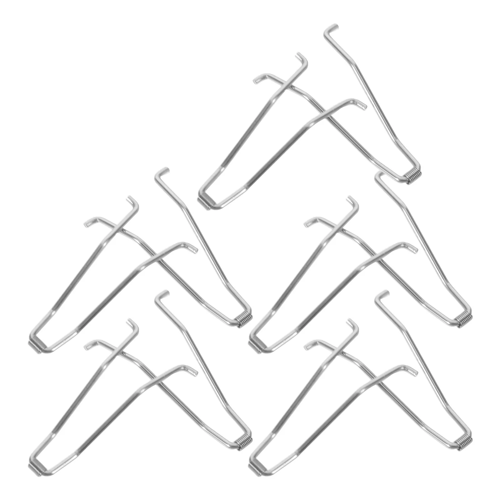 10Pcs Nail Clipper Spring Set High Elasticity Metal Replacement Snap Shrapnel Clip Travel Manicure Pedicure Tool Repair Parts