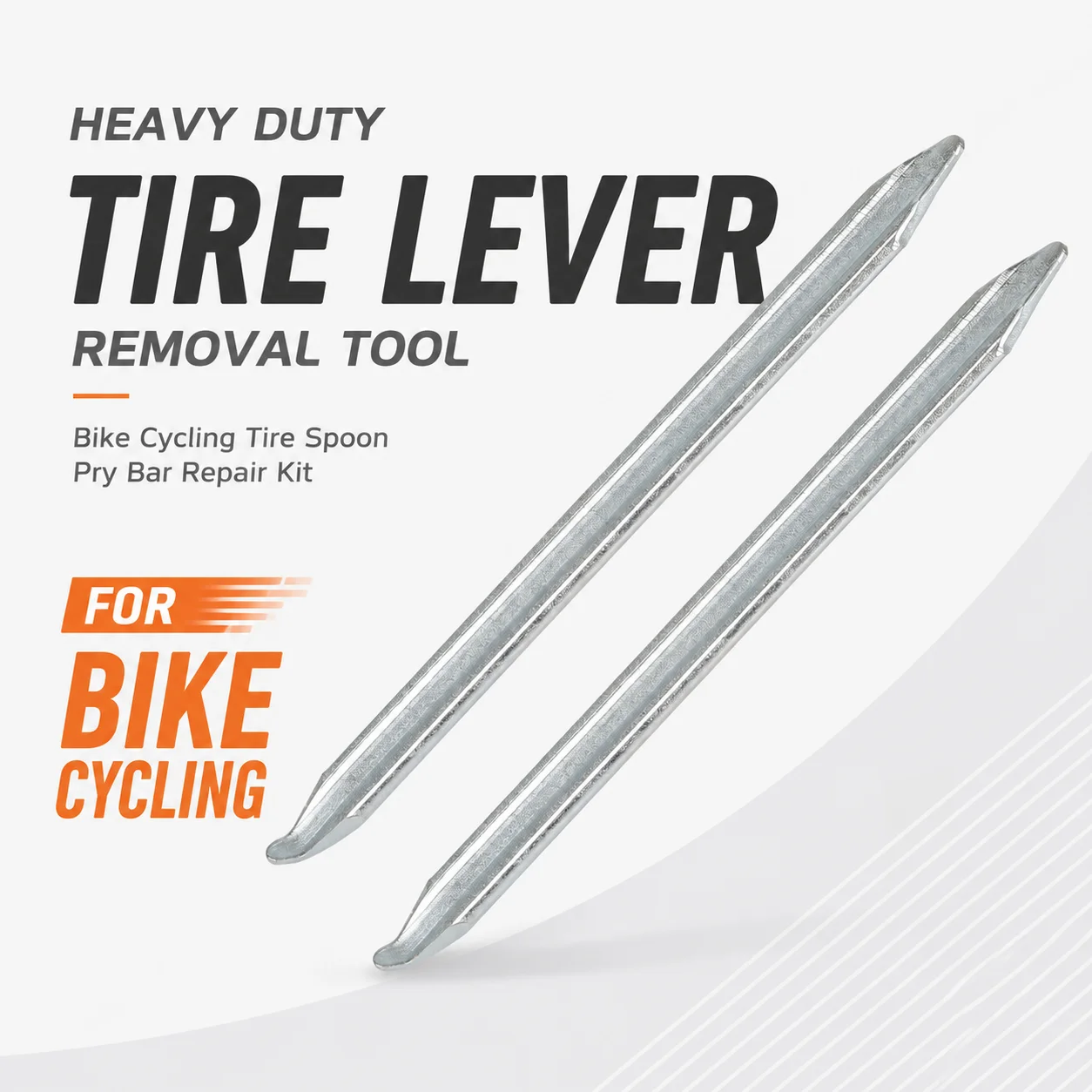 Heavy Duty Tire Lever Removal Tool Bike Cycling Tire Spoon Pry Bar Repair Kit