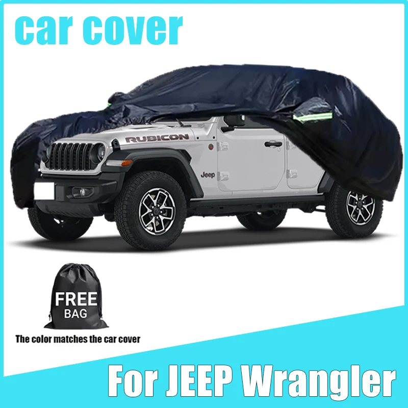 

All-Season Car Cover for JEEP Wrangler - Outdoor Full Protection, Waterproof Dustproof Heat-Resistant Car Accessories