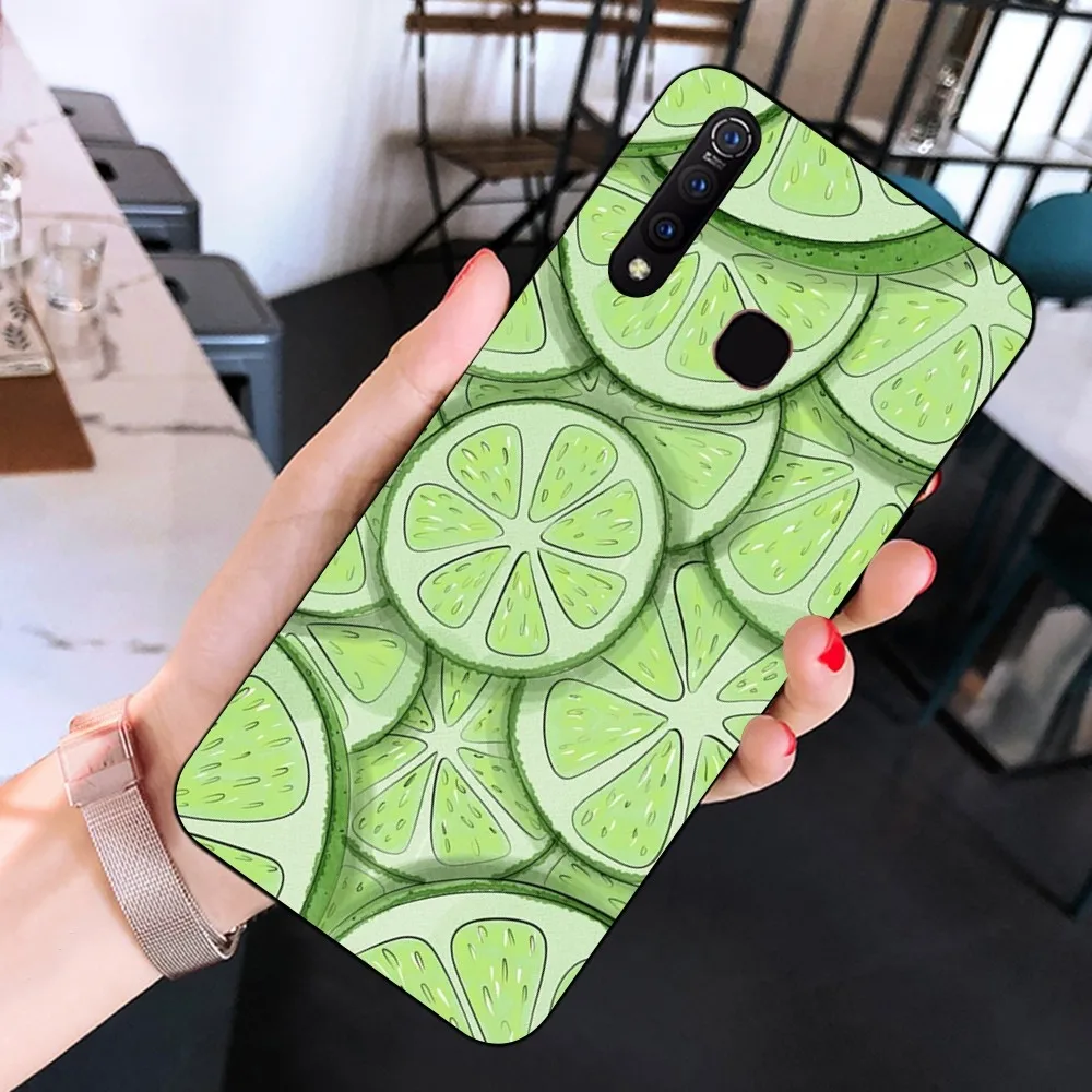 Summer Lemon art  Phone Case For Huawei Y9 6 7 5 Prime Enjoy 7s 7 8 plus 7a 9e 9plus 8E Lite Psmart Shell