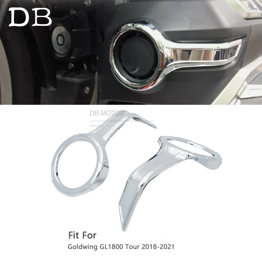 

Motorcycle Accessories Fog Light Trim Rings Fit For Honda Goldwing GL 1800 Gold Wing 1800 Tour 2018-2021 2019 2020