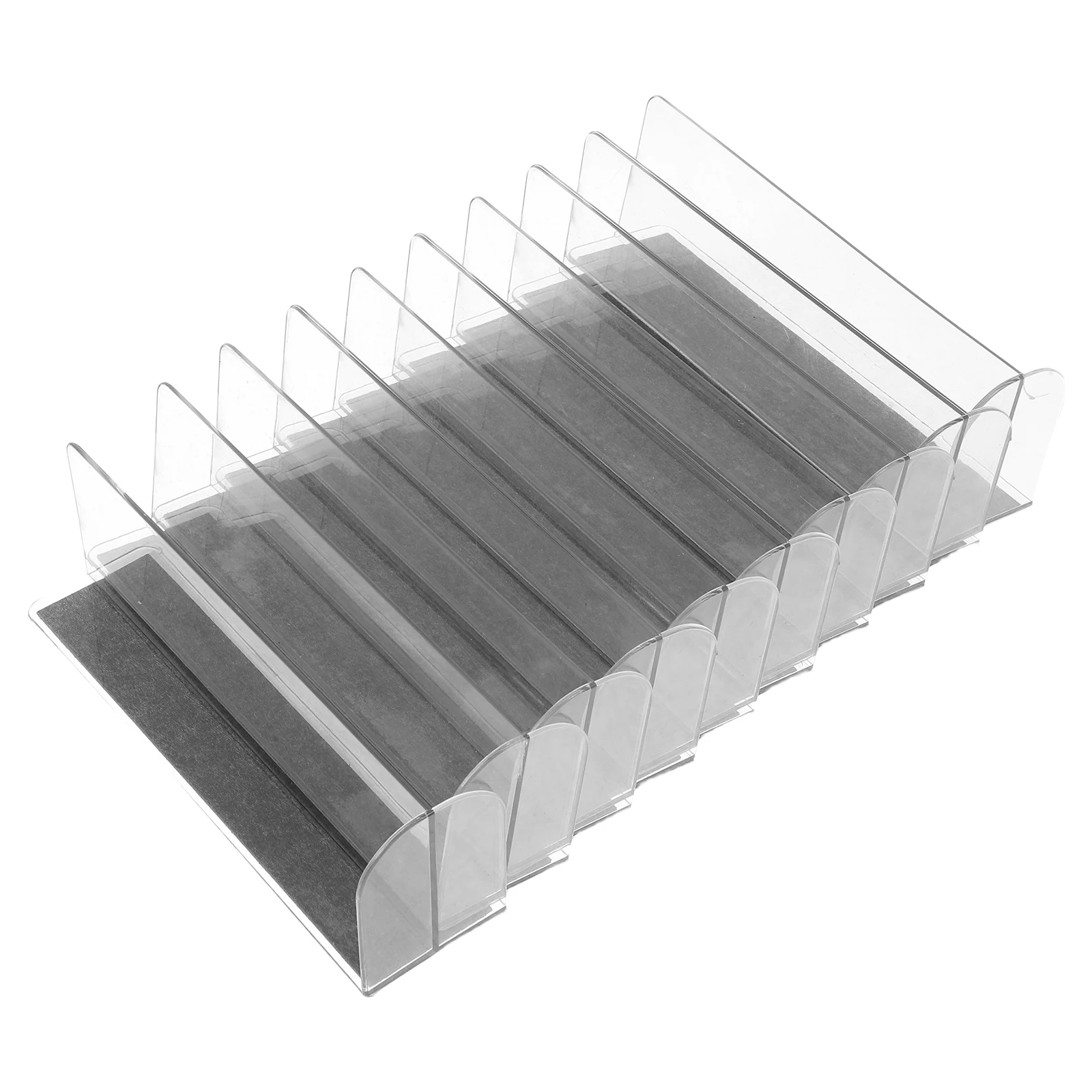

10 Pcs Shelves Supermarket Display Rack Purse Shelf Partition Plate Clear Dividers Transparent Plastic Closet Organizer