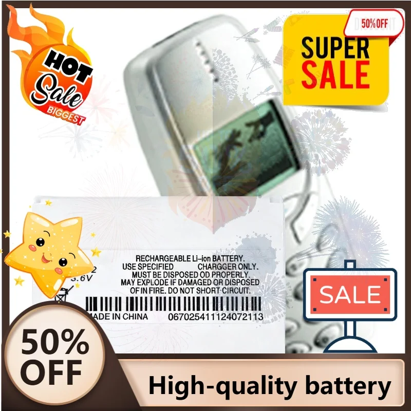 SWZY BLC-2 3.6V 1000mAh Mobile Phone Battery for Nokia 3310 3315 3330 3410 3510 3589  5510 3530 3335 3686 3685 Replacement Batte