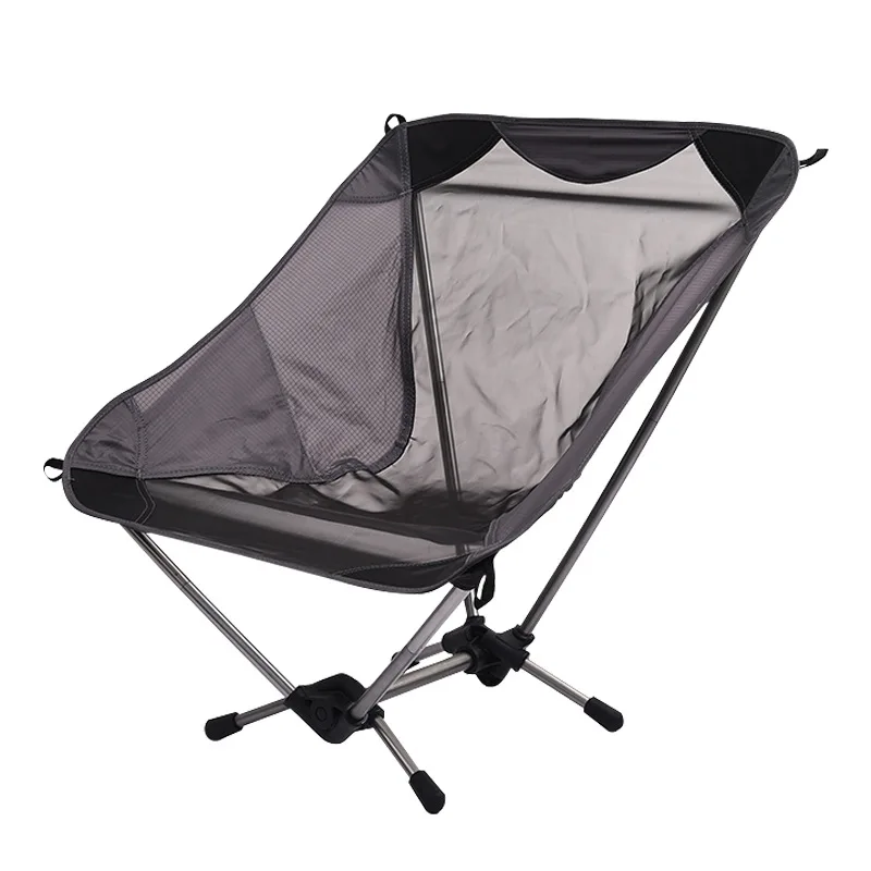 Ultralight Outdoor Camping Chair Lightweight Aluminum Alloy Beach Chair Mesh Chair for Backpacking Hiking Travel