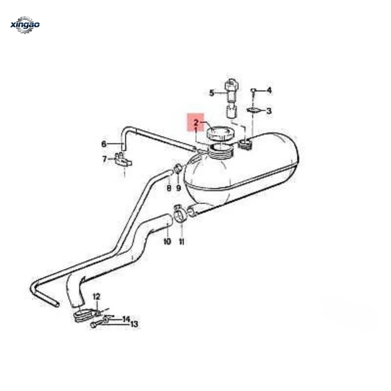 17114379047 Expansion Tank Cap For BMW E23 E24 E28 E30 528i 320i Base Coupe Z1 Roadster 1.8L 1988-1991 4379047