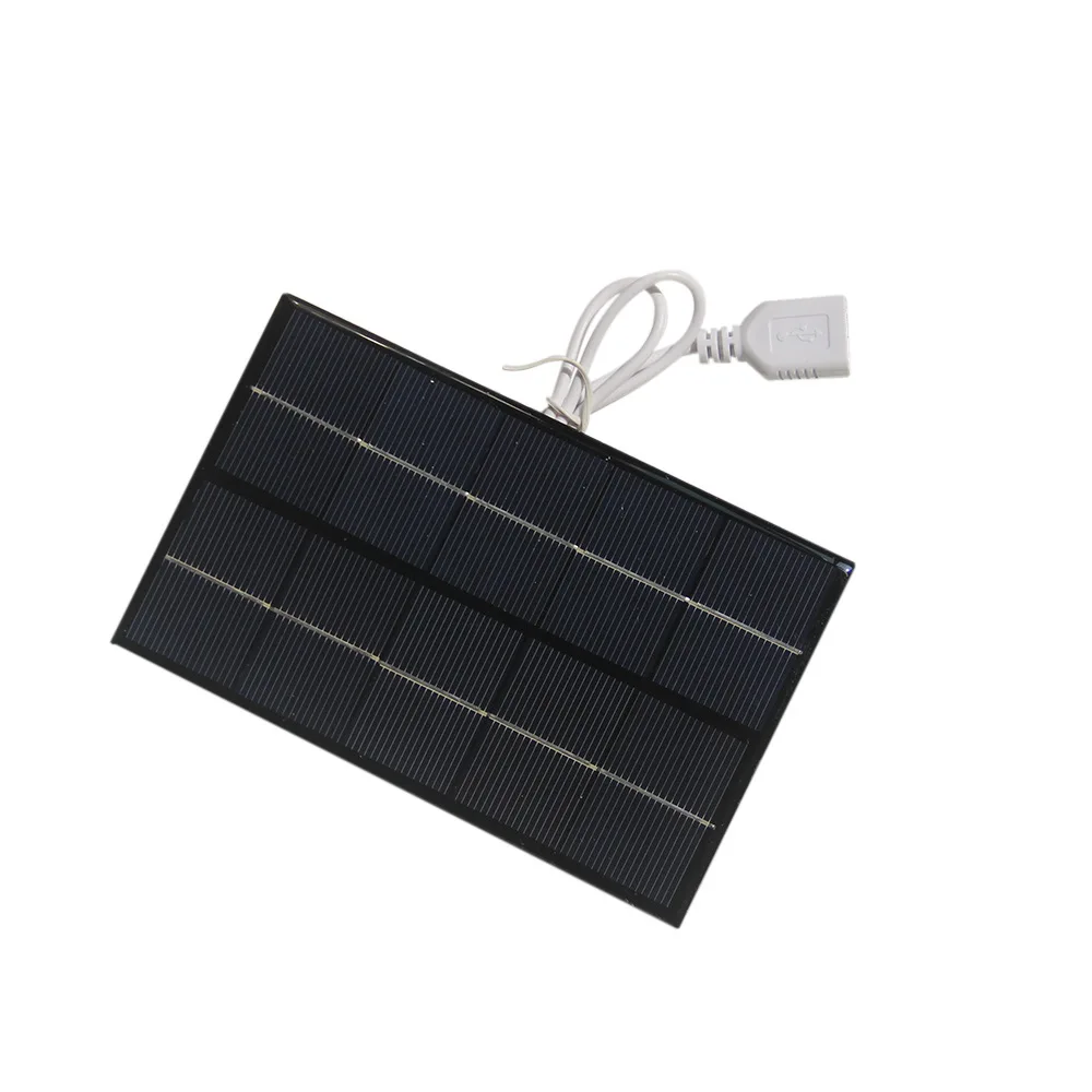 5W 5V Solarpanel aus monokristallinem Silizium mit USB-Ausgang, tragbares DIY-Solarladegerät für Mobiltelefone, ideal zum Campen, 88 x 142 mm (3,46 x 5,59 Zoll). – Detail 4
