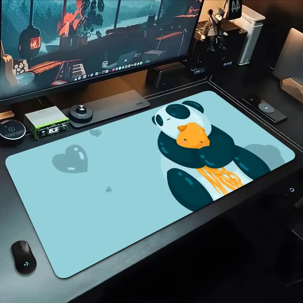 

Аниме милый панда коврик для мыши 500X1000 мм большой игровой коврик для мыши Gamer XL резиновый коврик для клавиатуры отаку коврик для ноутбука