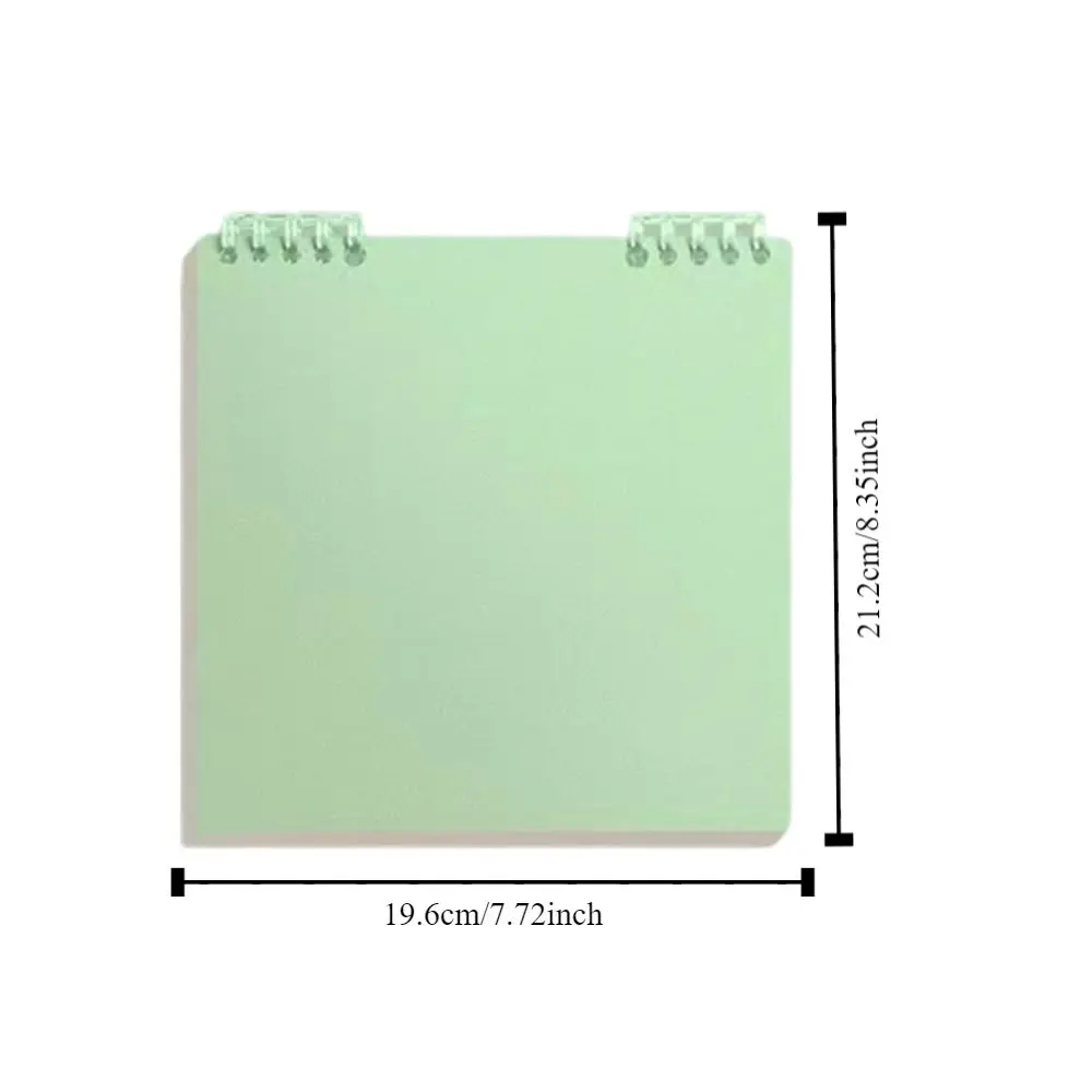 Note Pads Loose-leaf Notebook Delicate Waterproof Shell Grid Writing Paper Thick Removable Square Notebook Students Writing