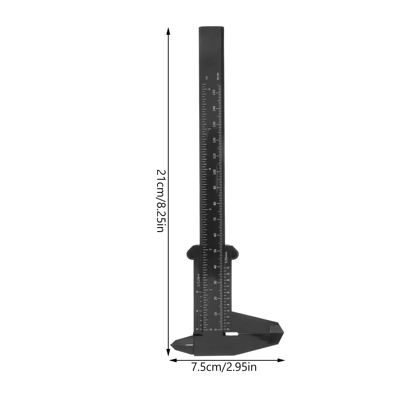 

4pcs Plastic Vernier Caliper 0 150mm Measuring Tool Non Digital Calipers Lightweight Compact High Precision Reliable