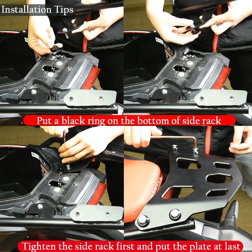 Fit For Honda X-ADV 750 xadv750 2017-2020 Rear Luggage Rack Support Motorcycle Tail Case Carrier Cargo Extender Holder Shelf